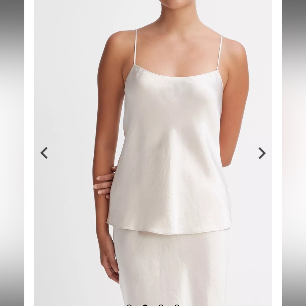 Vince champagne satin camisole